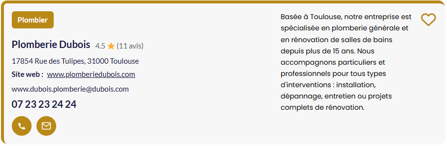 Fiche artisan améliorée pour desktop
